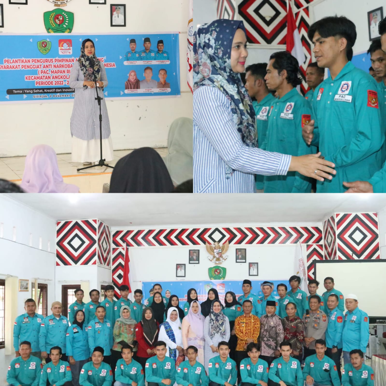 Hadiri Pelantikan, Pembina DPC Mapan RI Tapsel : Musuh Terbesar Generasi Muda adalah Narkoba