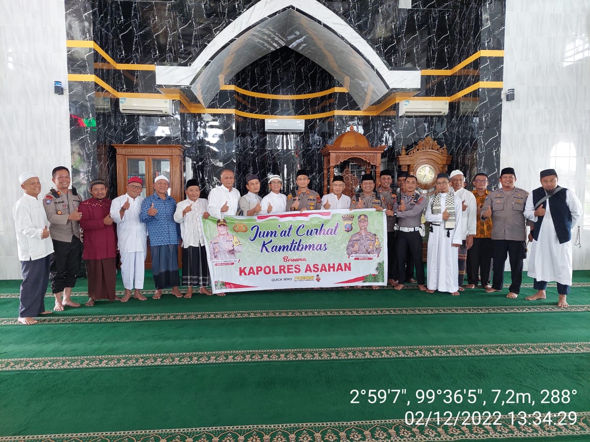 Jumat Curhat, Cara Kapolres Asahan Tampung Keluhan Masyarakat