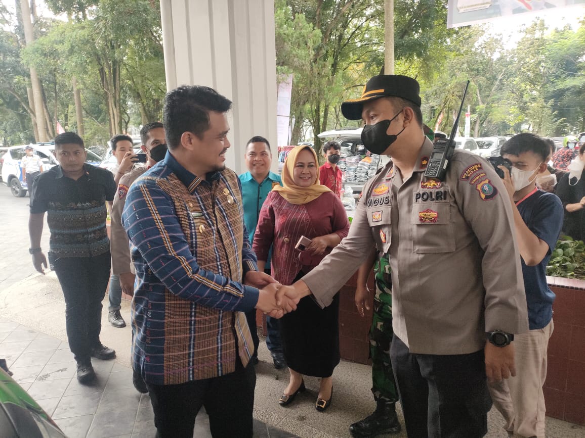 Kapolsek Percut Sei Tuan Pimpin Pengamanan Pembukaan Championship SISTER CITY CUP Piala WalikotaÂ 