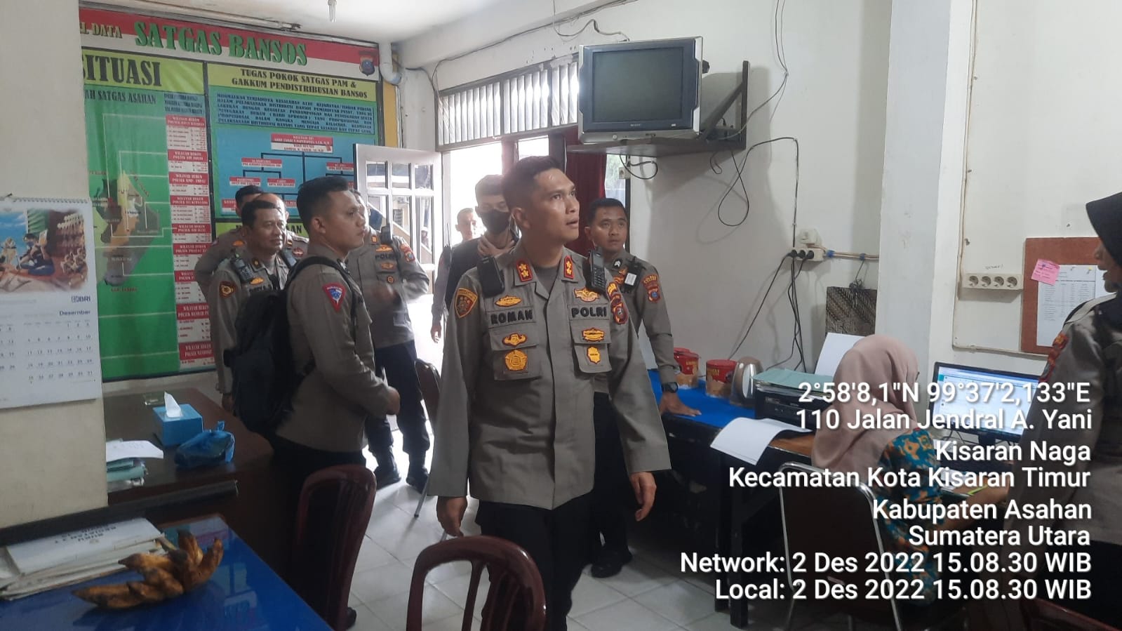 Program Quick Wins Presisi, Kapolres Asahan Pastikan Pelayanan SPKT Berjalan Baik