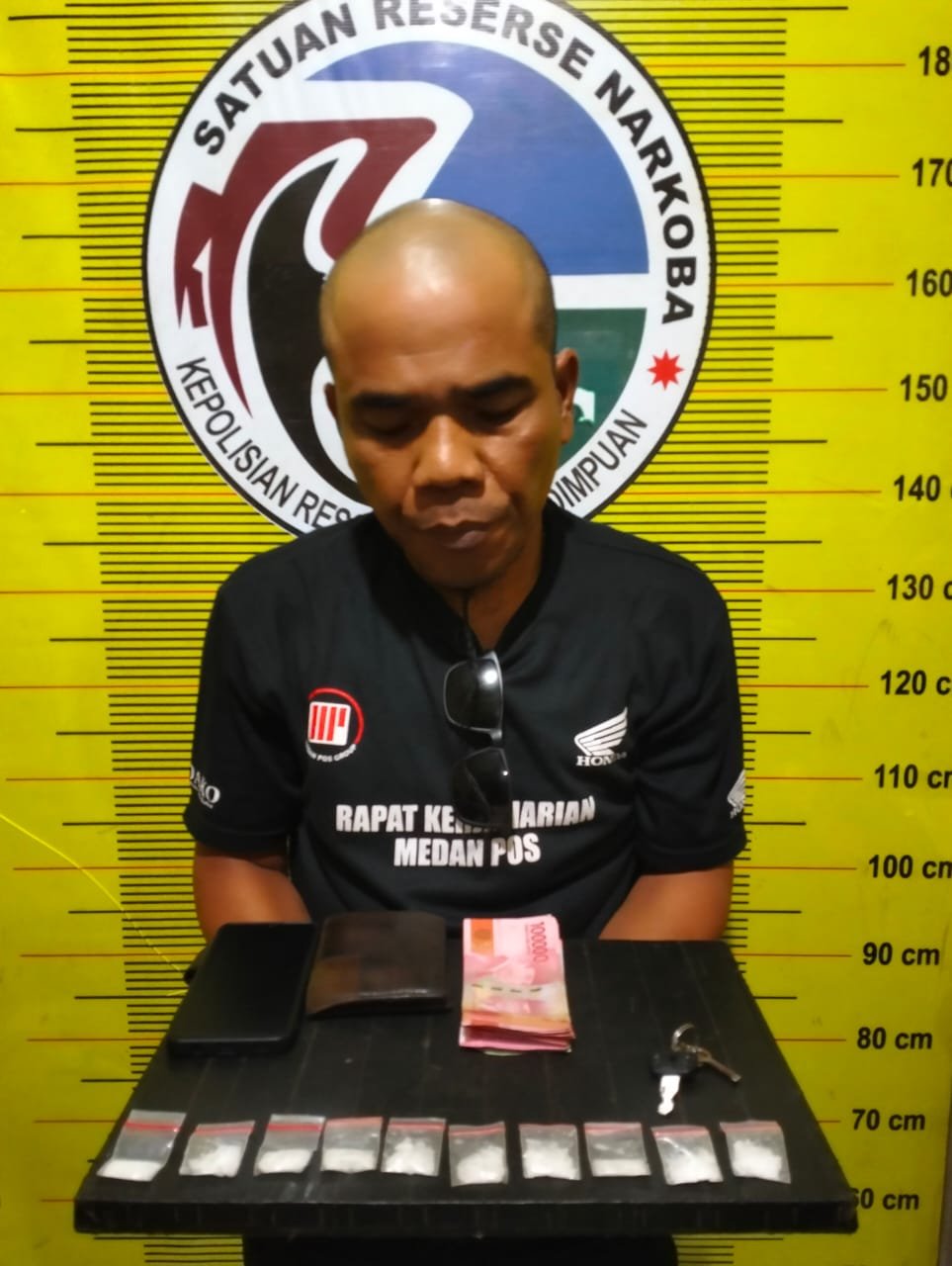 Satres Narkoba Polres Padangsidimpuan berhasil melakukan Penangkapan Tersangka Narkoba CJ