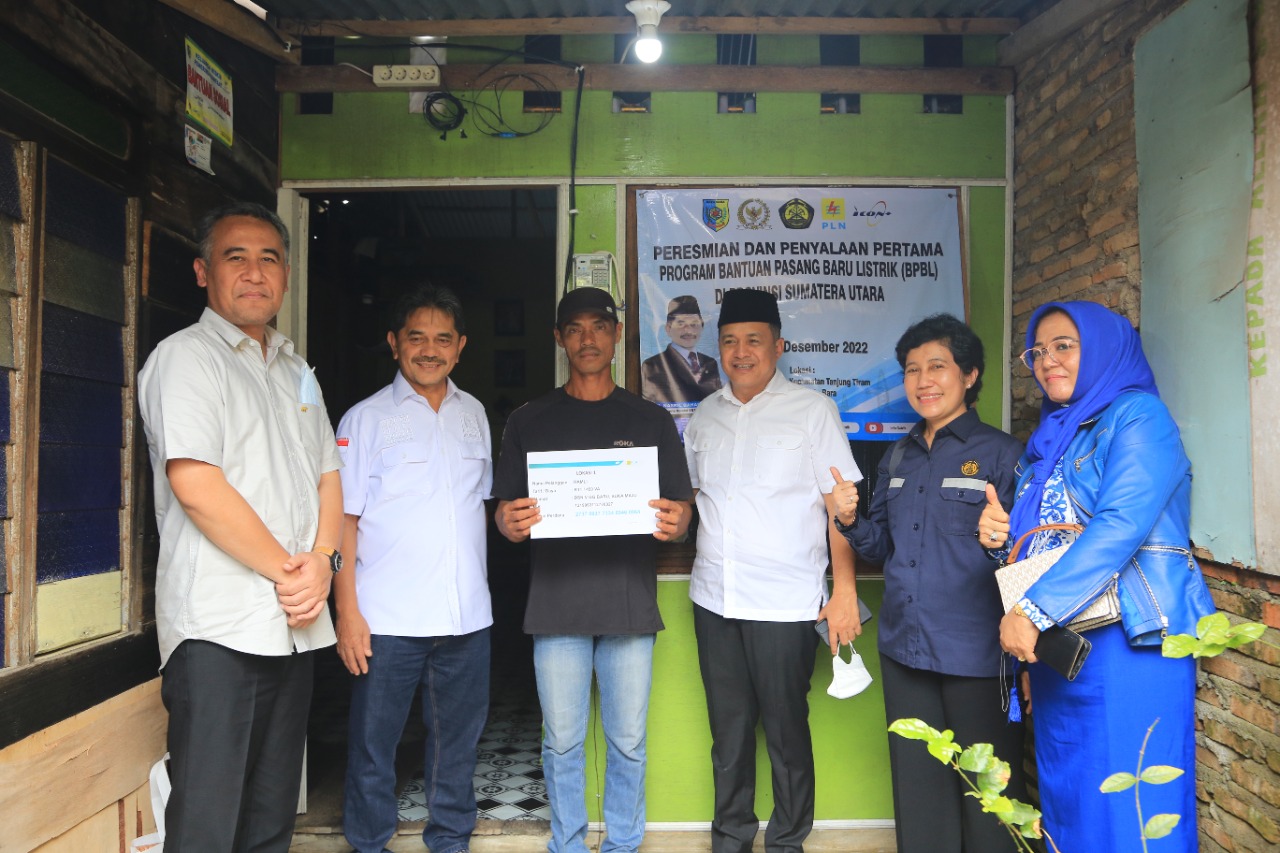 PLN Salurkan Program BPBL kepada 416 Rumah Tangga di Kabupaten Batu Bara