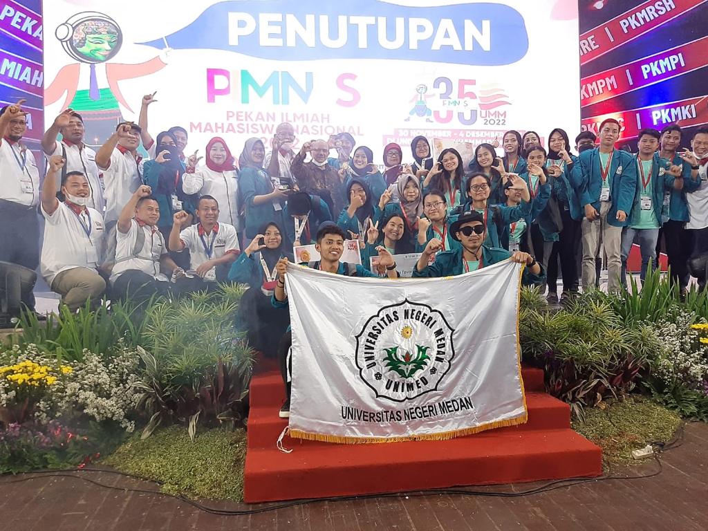 Unimed Juara 9 Nasional PIMNAS ke 35 di UMM Malang