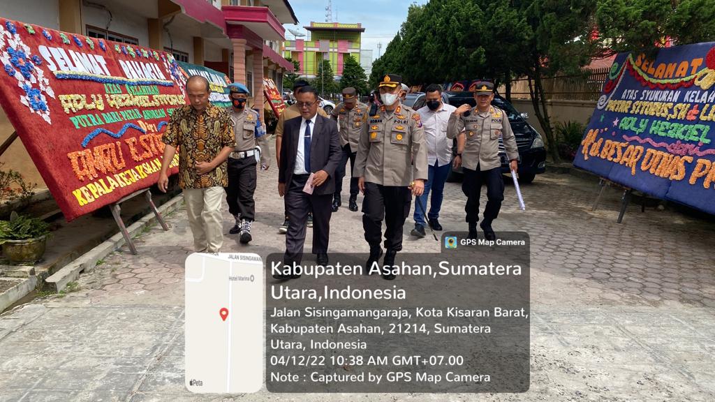 Kapolres Asahan Kunjungi Gereja HKBP Kisaran, Ini Tujuannya