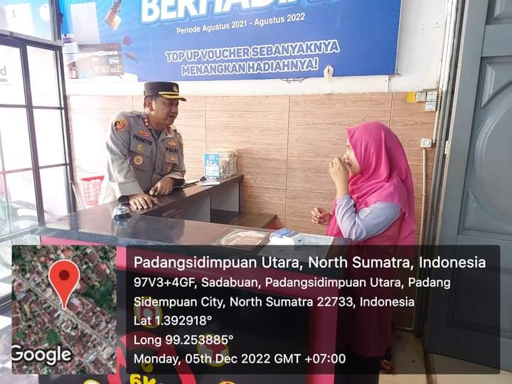 Kapolres Padangsidimpuan Sosialisasikan Quick Wins kepada Pemilik Bagas Laundy