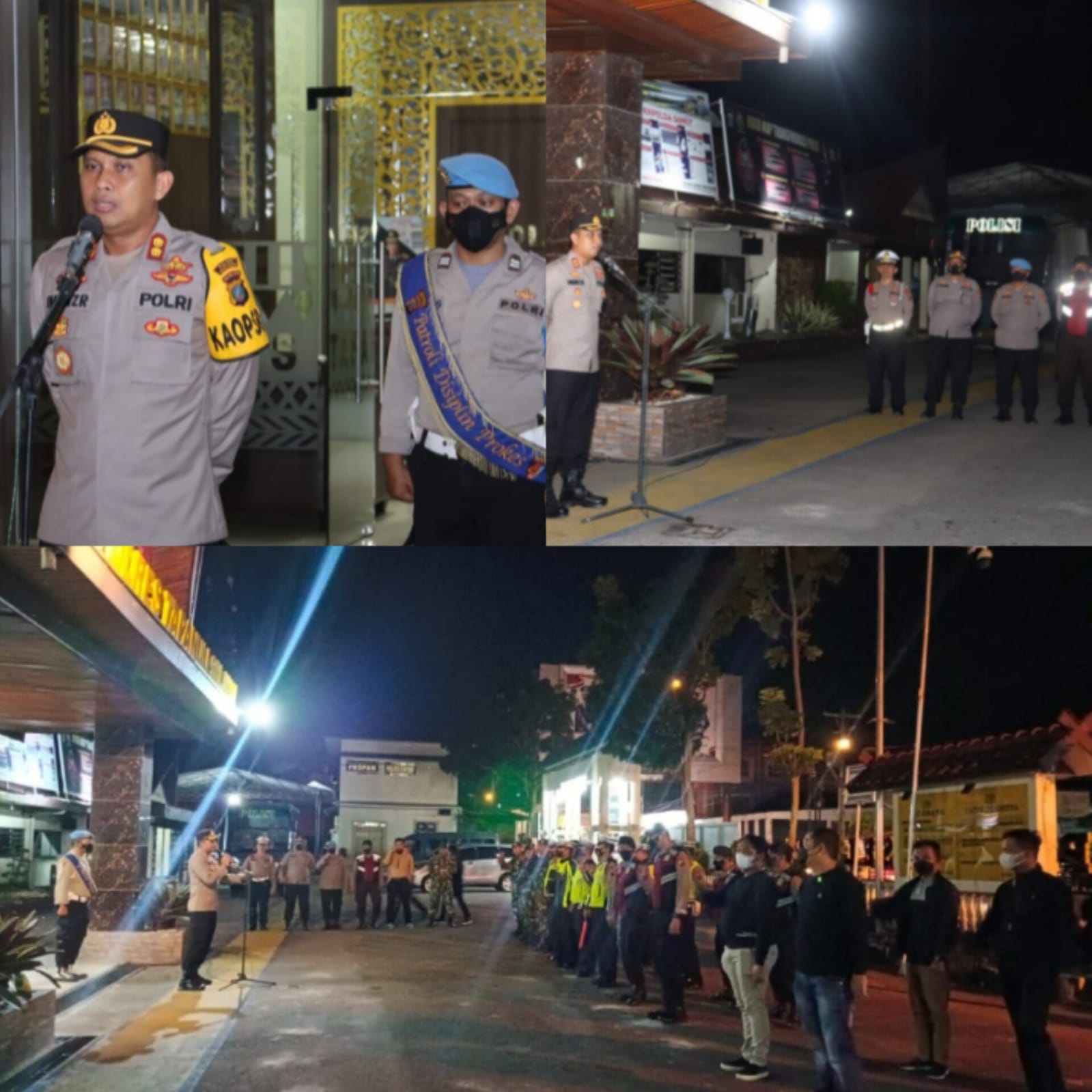 Kapolres Tapsel Pimpin Apel Patroli Skala Besar, Ini Keterangannya