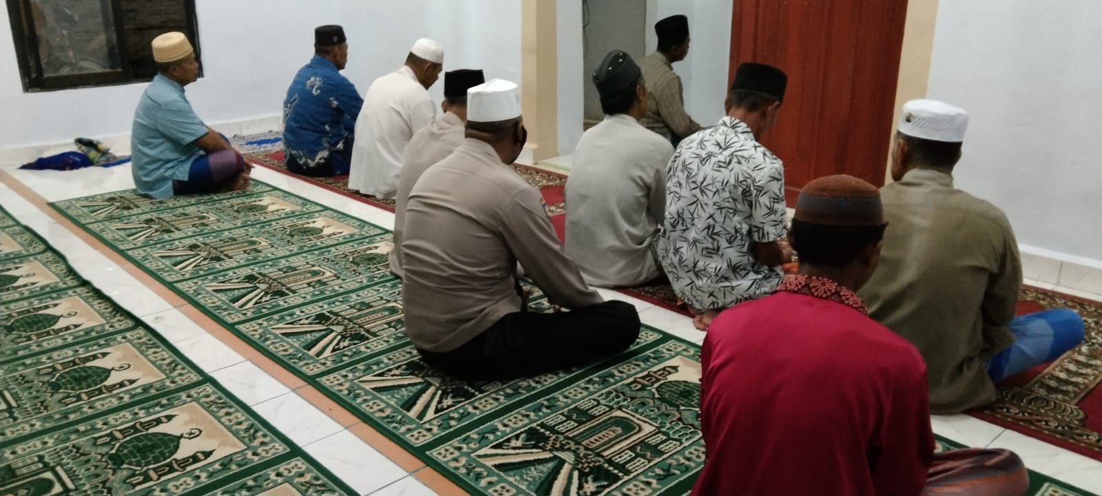 Kanit Binmas Polsek Air Joman Sampaikan Pesan-Pesan Kamtibmas