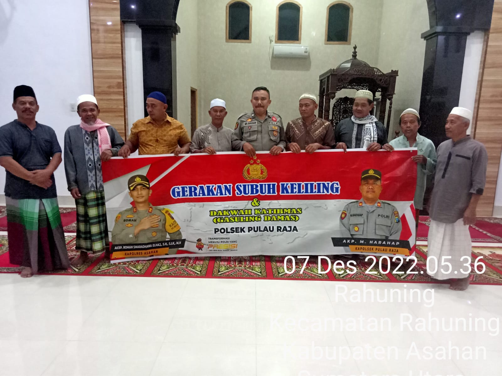 Pendekatan Dengan Masyarakat, Kanit Binmas Gelar Subuh Keliling Dan Dakwah