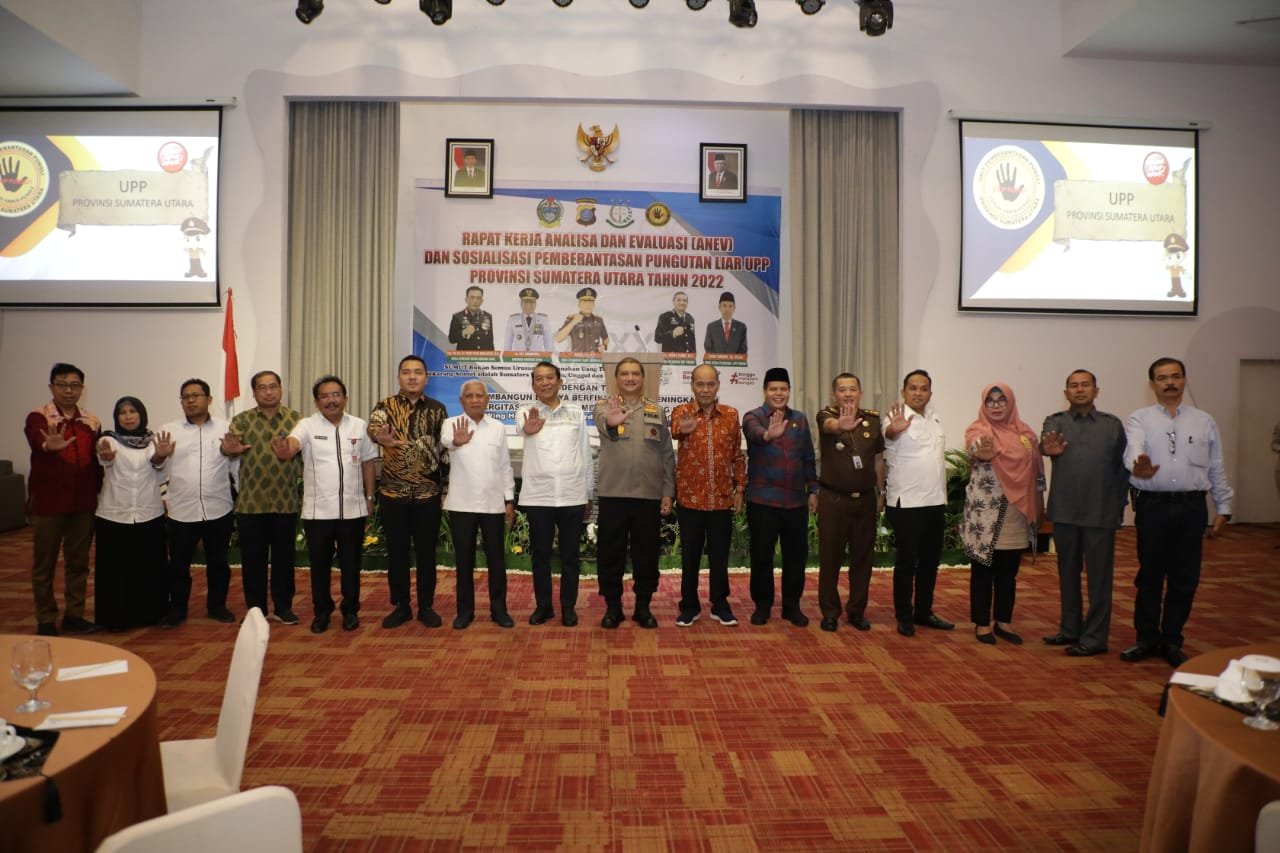 Bupati Asahan Ikuti Rapat Kerja Anev dan Saber Pungli UPP Provsu