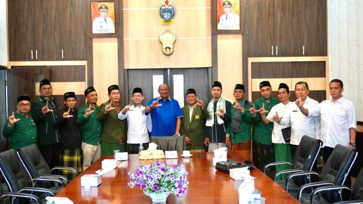 Plt Bupati Langkat H Syah Afandin SH terima audiensi Pengurus Cabang Nahdlatul Ulama