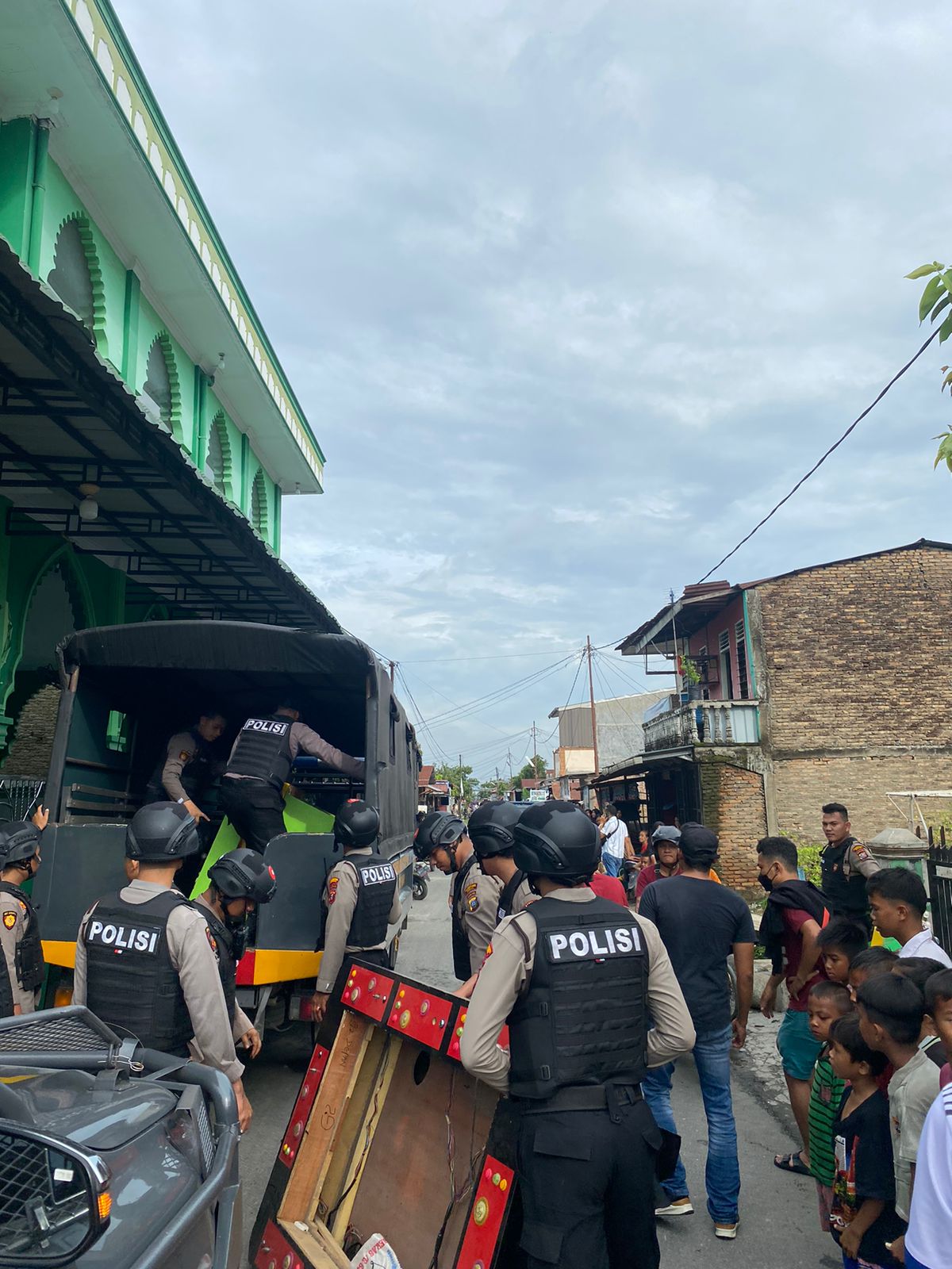 Polsek Percut Sei Tuan Berhasil Amankan 4 Unit Mesin Judi
