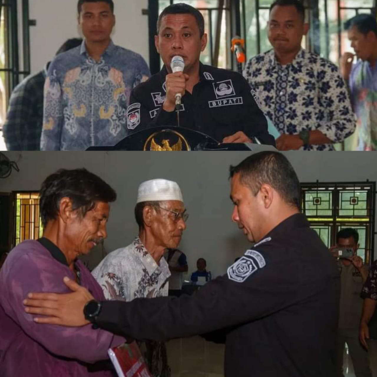 Bupati Paluta Serahkan Bansos Ke Masyarakat Yang Terdampak Inflasi Tahun 2022,Ini Pesannya