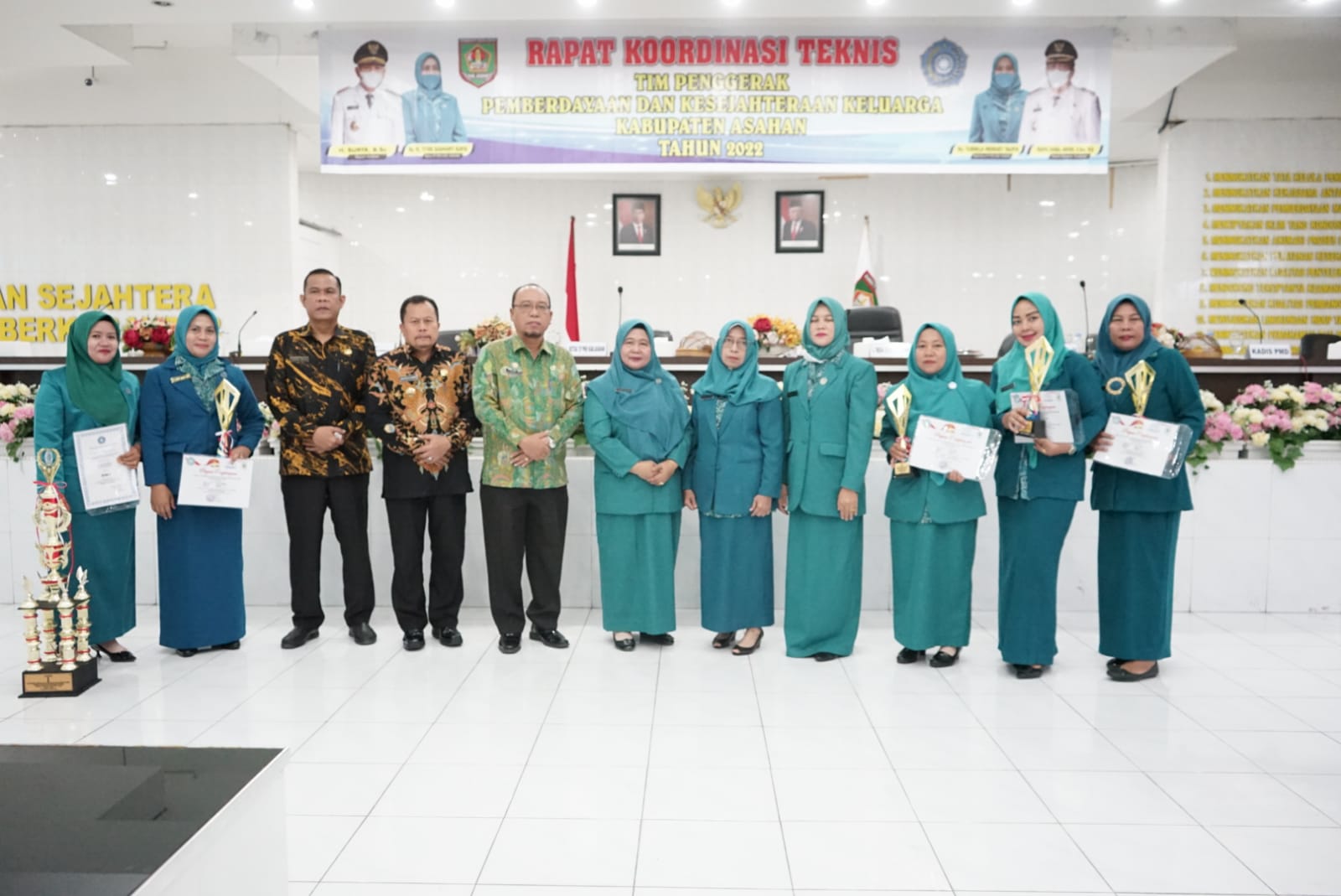 Sekda Buka Rakornis TP PKK Kabupaten Asahan