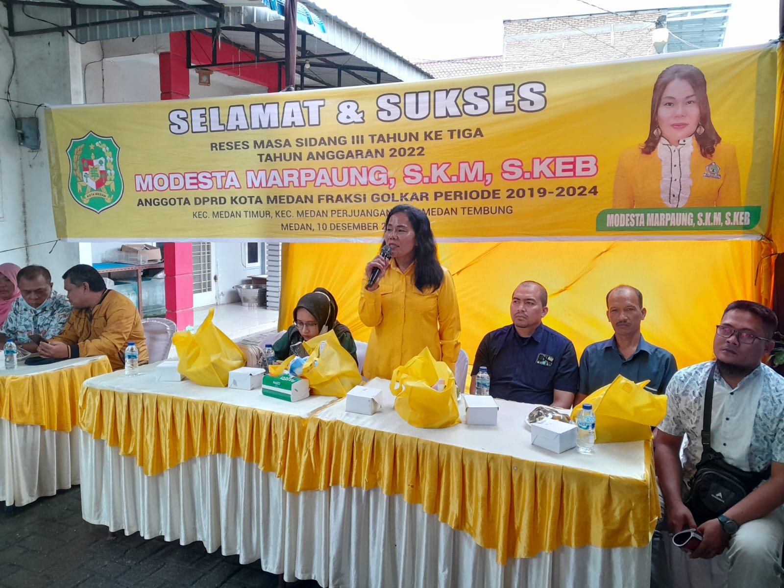 Saat Reses, Modesta Marpaung Minta Lpju dan Suplay Listrik dan Air Lancar