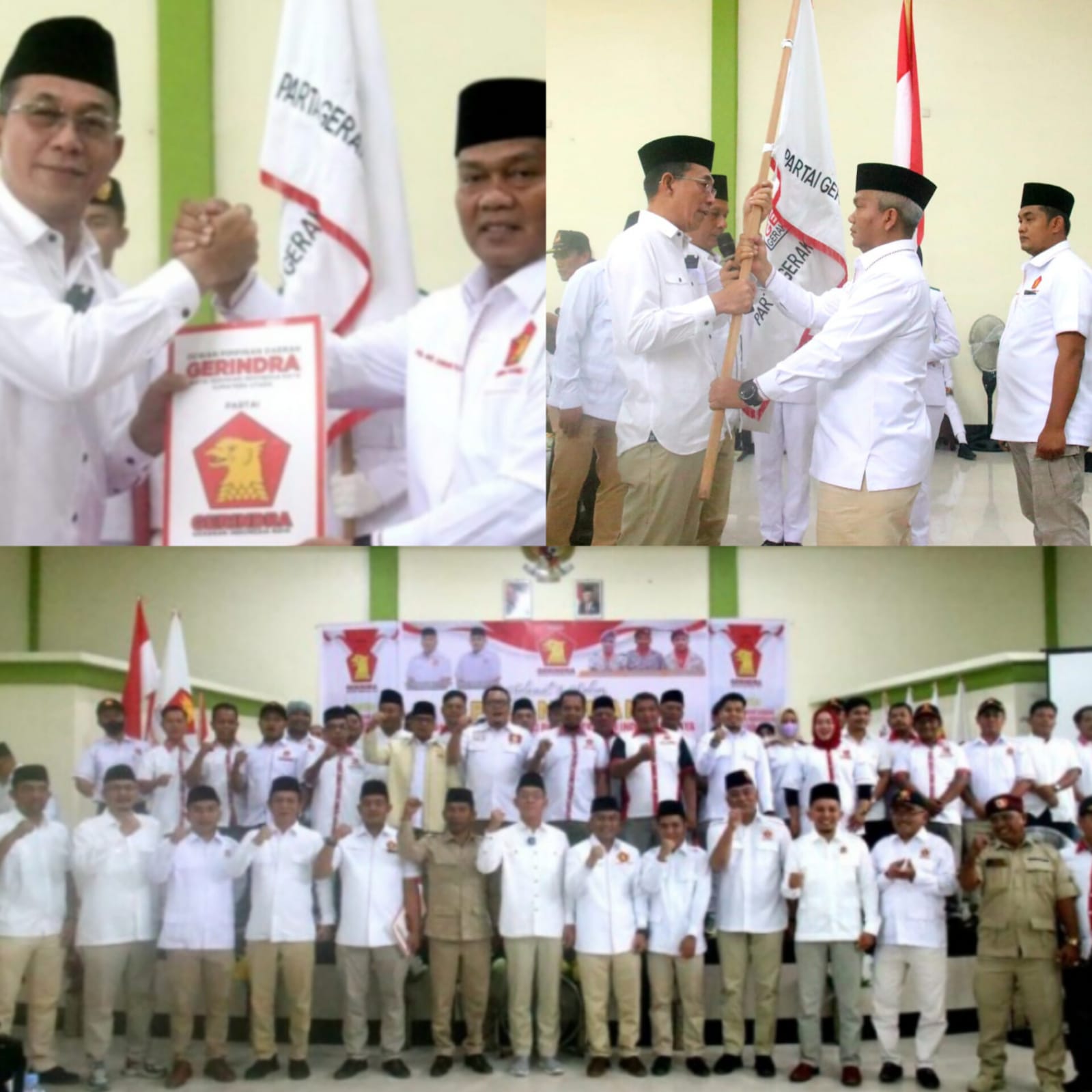 Sah,Ketua DPD Gerindra Sumut Melantik dan Langsung Serahkan SK DPC Palas Ke Zarnawi Pasaribu