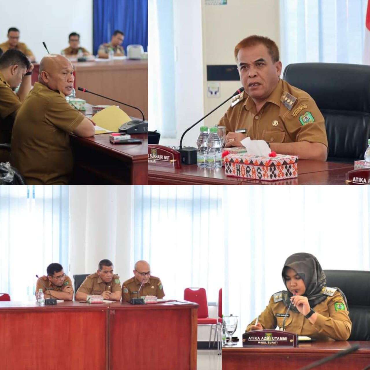 Bupati Madina Pimpin Rapat Evaluasi Penyerapan Anggaran 