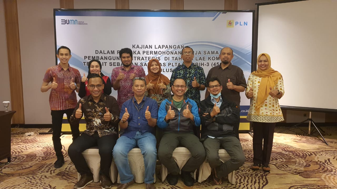 Rakor PLN dan Kementerian LHK, Bahas Kerjasama Sarpras PLTA Kombih-3 di Lae Kombih