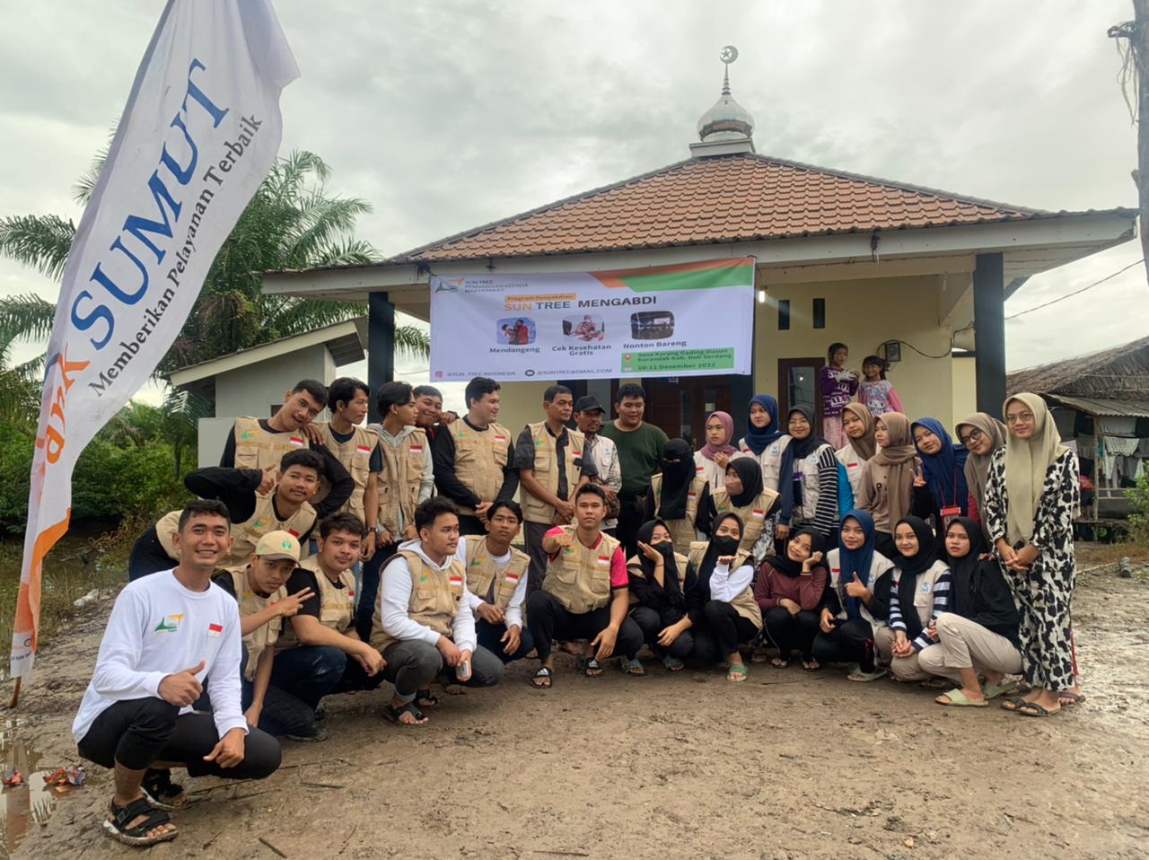 Sun Tree Mengabdi Gelar Bakti Sosial, Keluhkan Akses Jalan Dusun XV Kurandak Butuh Perhatian Pemerintah Deliserdang