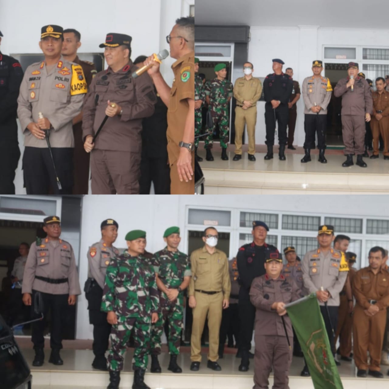 Didampingi Kapolres Tapsel dan Forkopimda, Kajari Lepas Pemberangkatan Logistik Pilkades Tahun 2022