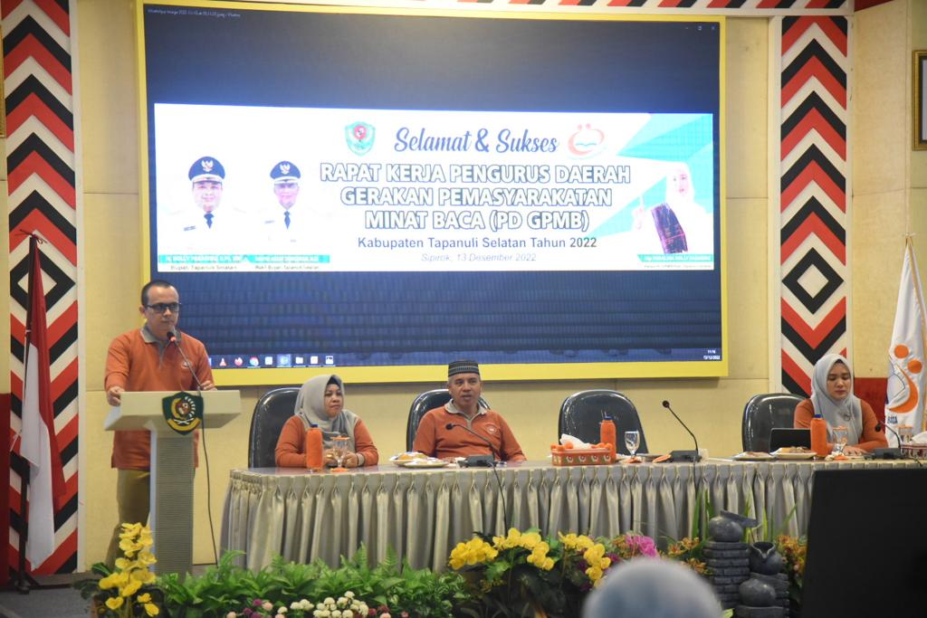 Pemkab Tapsel Dorong Minat Baca Masyarakat Guna Tingkatkan Kecerdasan