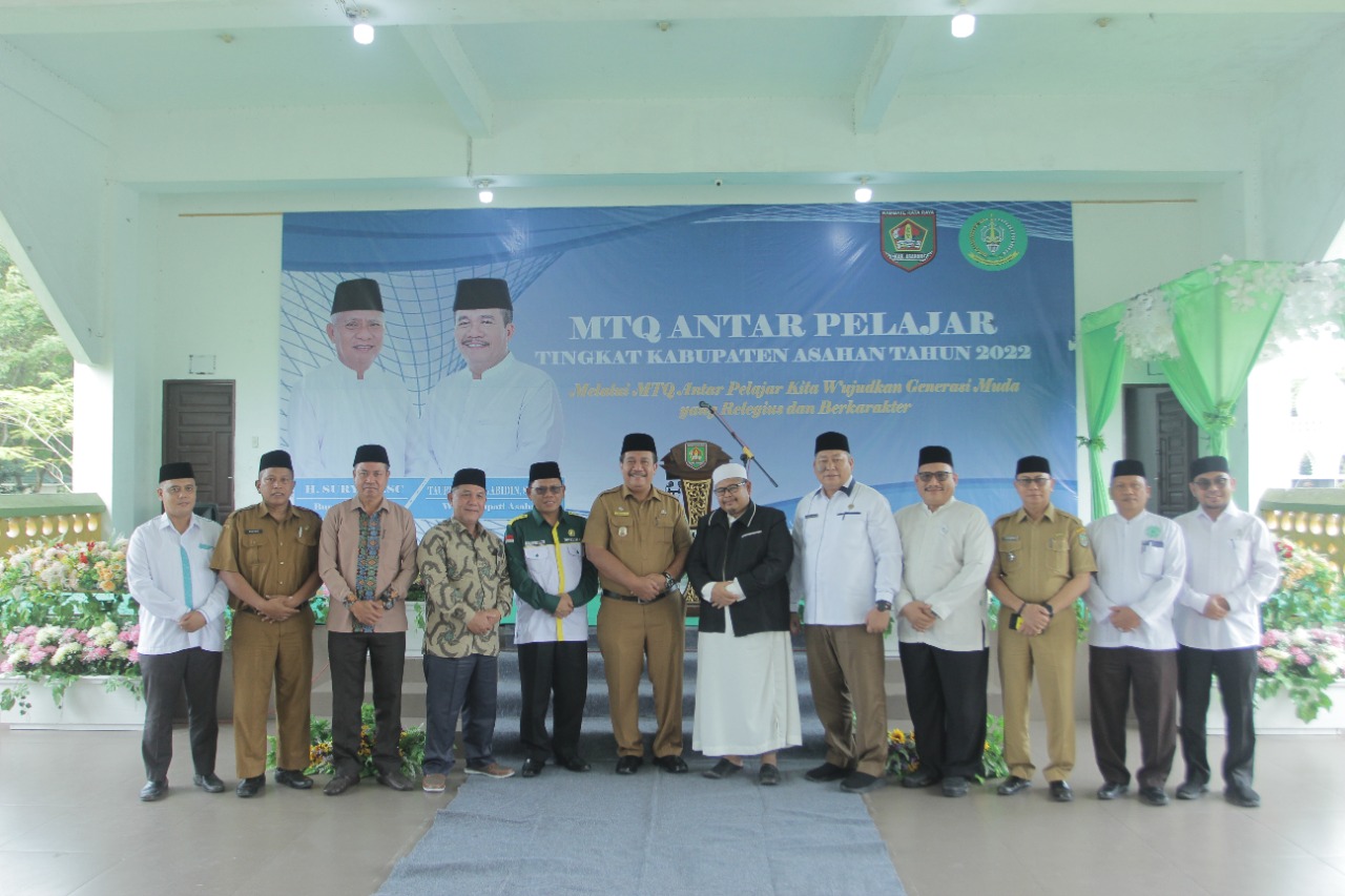 MTQ Antar Pelajar Tahun 2022 Resmi di Buka Wabup Asahan