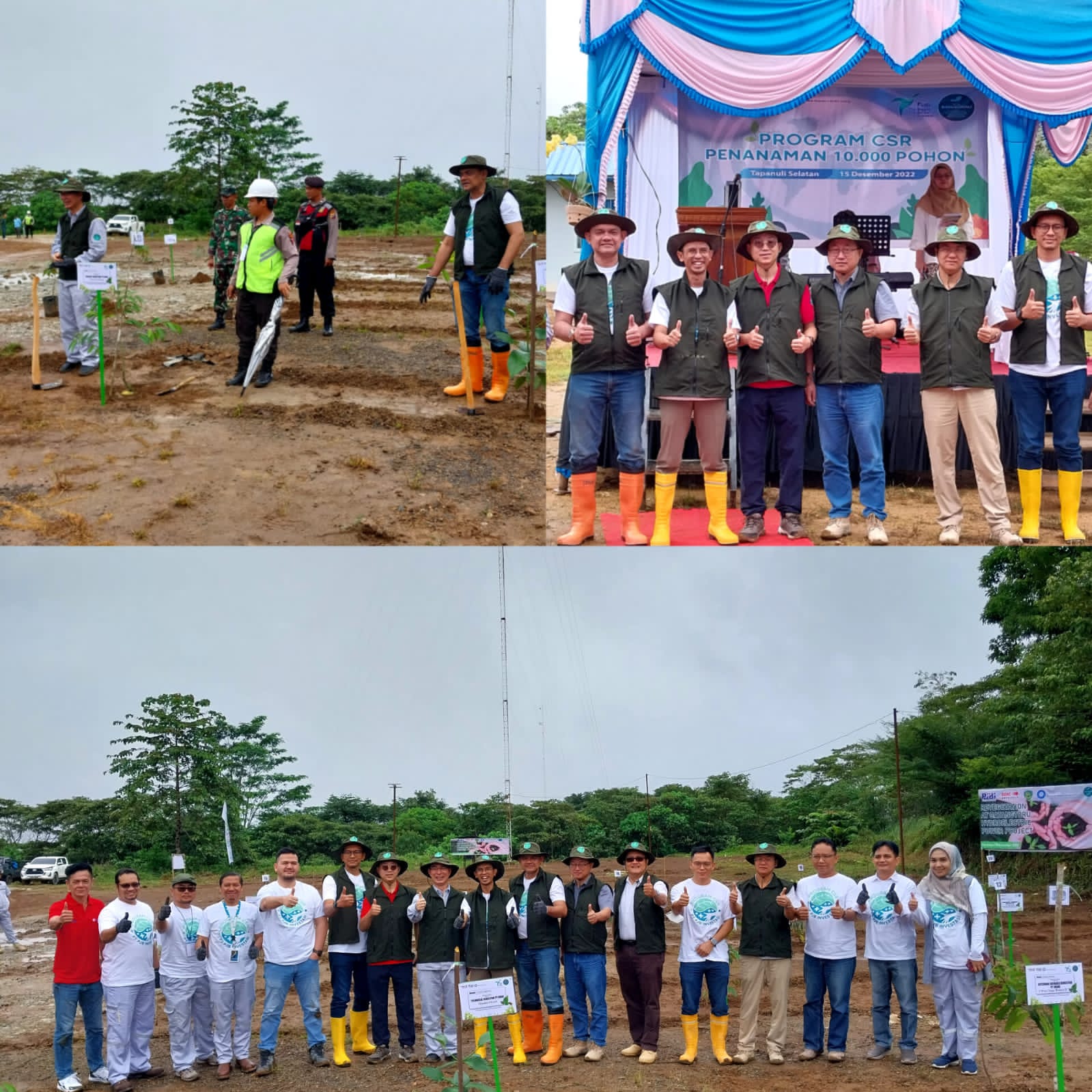 Jelang Hut Ke-7,PJBI Tanam Puluhan Ribu Bibit Pohon di Area PLTA Batang Toru