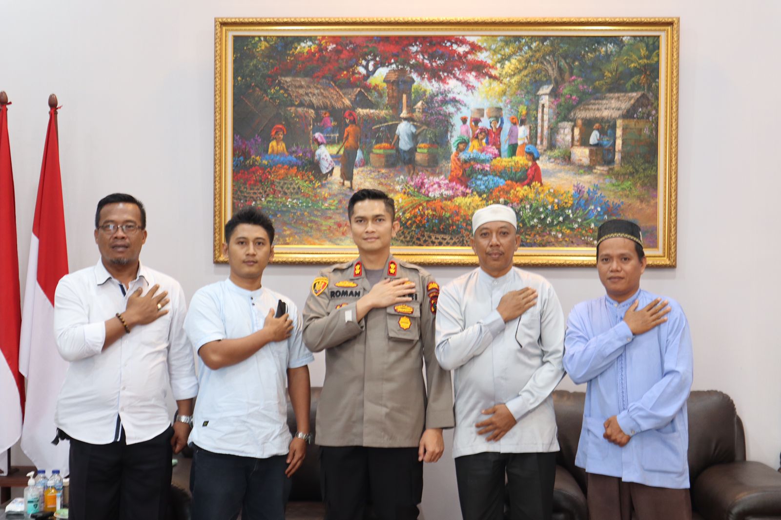 Kapolres Asahan Terima Kunjungan POP Religi Sei Alim Hasak