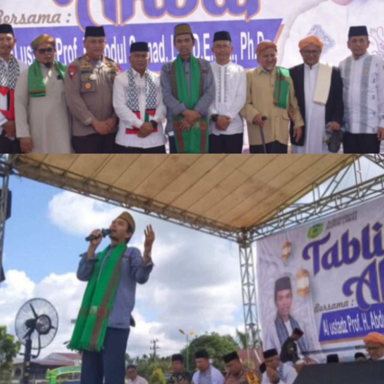 Tabligh Akbar UAS Di Palas,Plt Bupati : Tausiyah yang Disampaikan Dapat Bermanfaat Bagi Masyarakat Jelang Akhir Tahun 2022