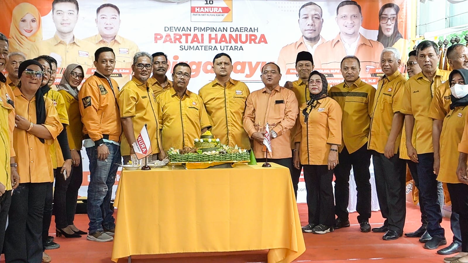 HUT ke-16, DPD Hanura Sumut Gelar Syukuran, El Adrian Shah:Â  Targetkan Masuk 5 Besar di DPRD Sumut