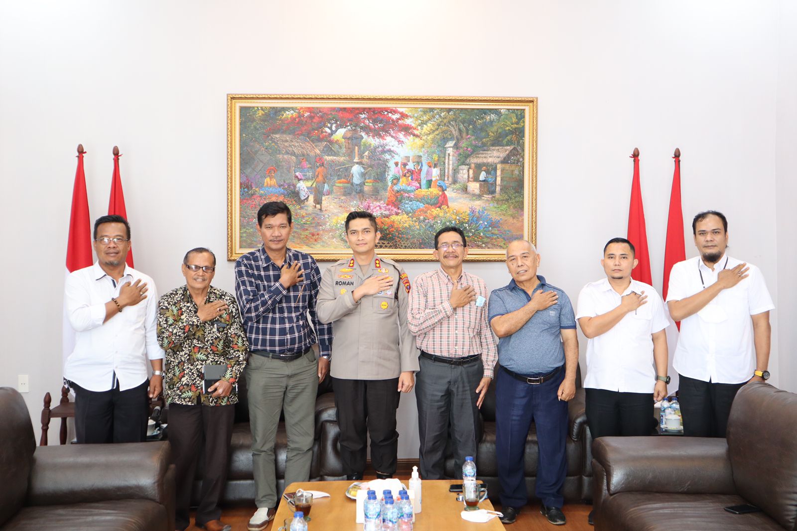 Sambut Perayaan Natal Oikumene Ketua Bamag Silaturahmi Ke Polres Asahan