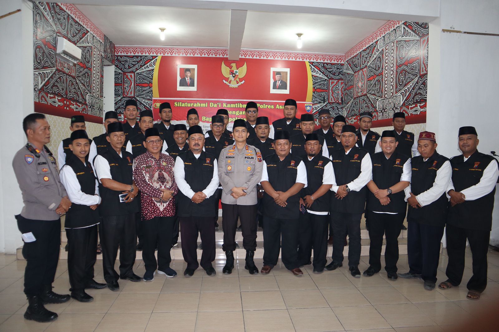 Pererat Silaturahmi Dan Sinergitas, Kapolres Asahan Gelar Tatap Muka Dengan Daâ€™i Kamtibmas