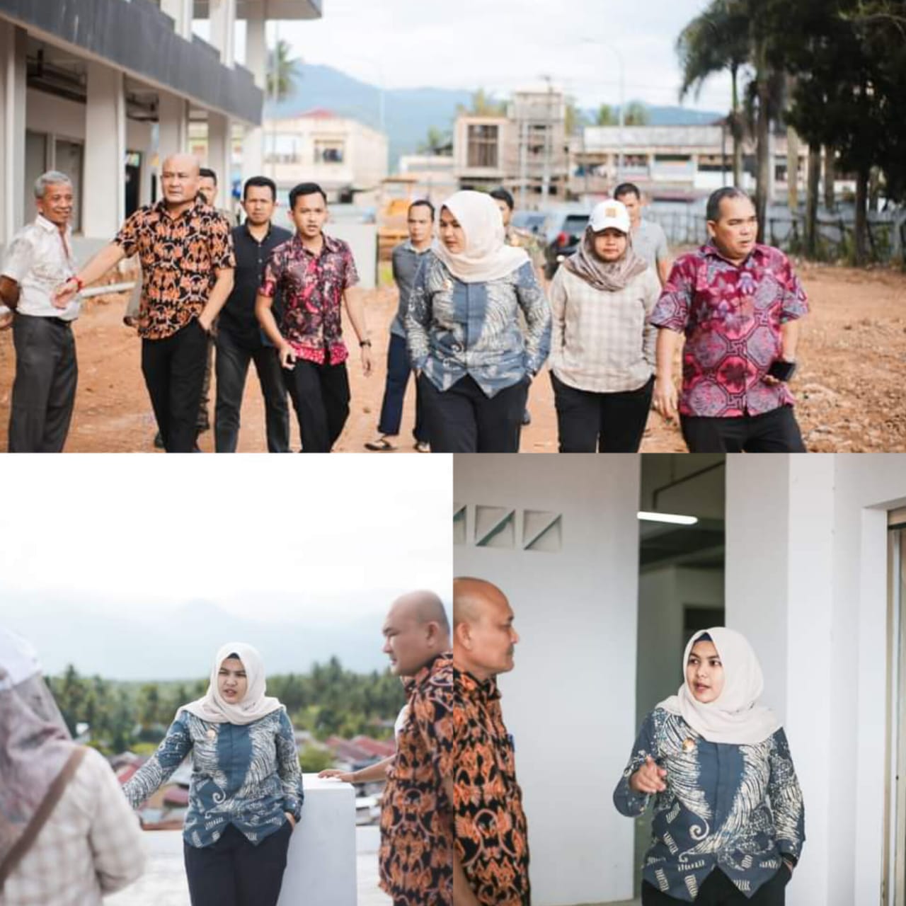 Wabup Madina Tinjau Lanjutan Pembangunan Pasar Baru Panyabungan,  