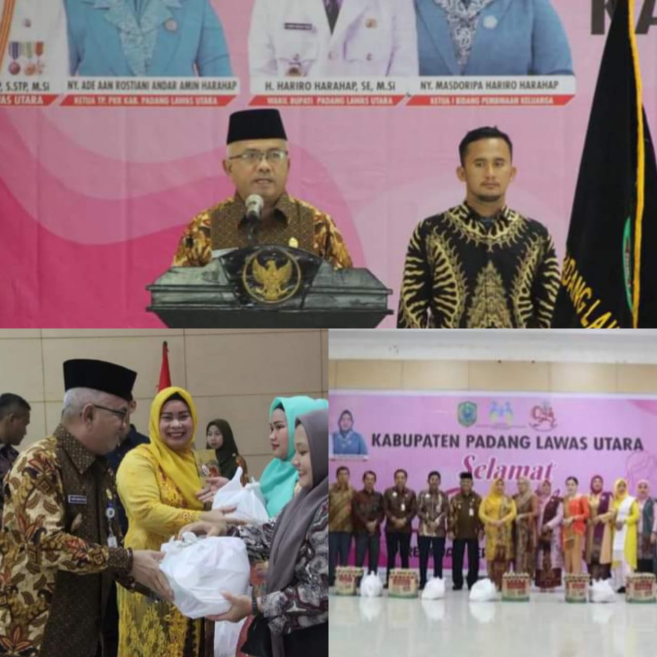 Wabup Paluta Hadiri Kegiatan P3AP2KB Dalam Memperingati Hari Ibu Ke 94