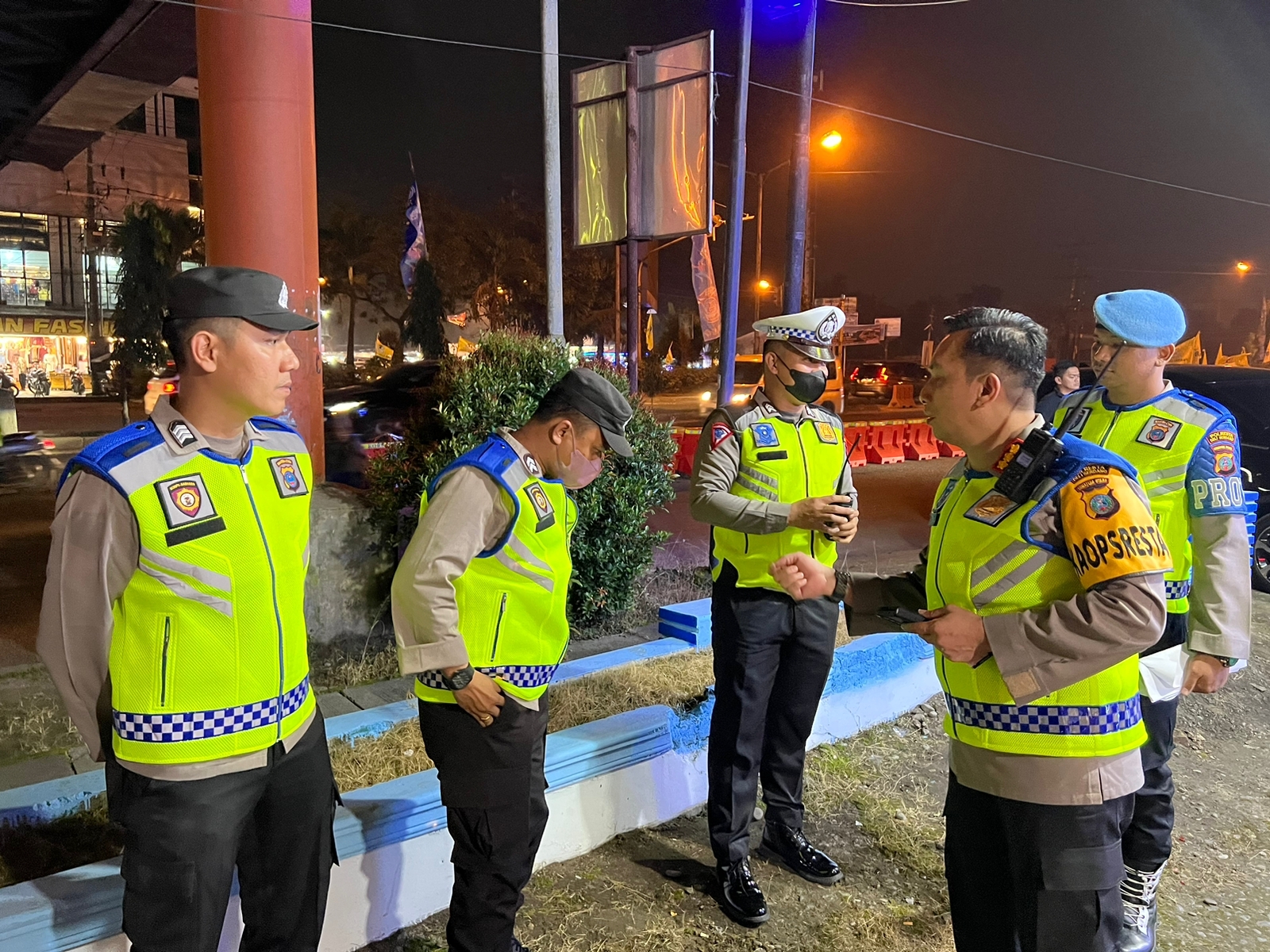 Hari Pertama Ops Lilin Toba 2022 Kapolresta Deli Serdang Langsung Cek Kesiapan Pos Pam, Pos Yan dan  Pos Terpadu