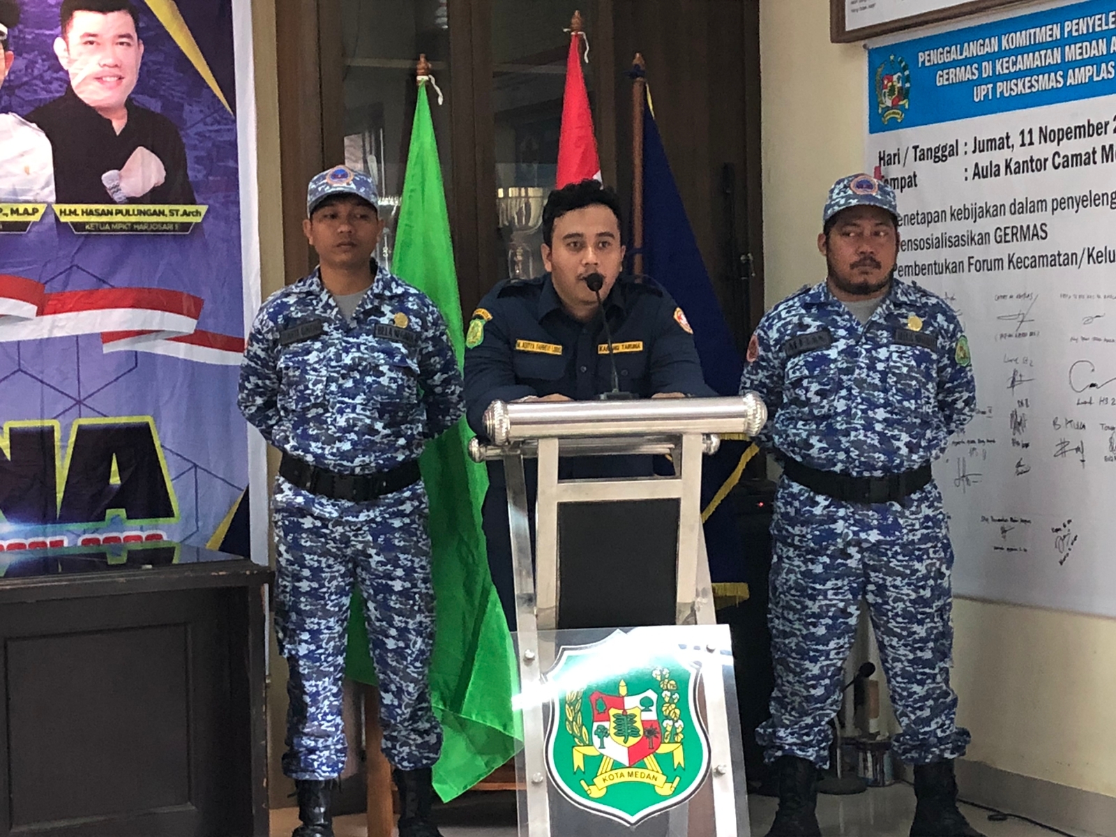 M Aditya Fahrevi Lubis Dilantik sebagai Ketua Karang Taruna Harjosari II