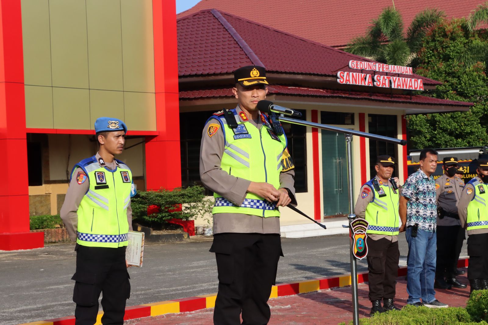 Laksanakan Apel Gelar Pasukan Pengamanan Natal 2022 Dan Tahun Baru 2023, Ini Pesan Kapolres Asahan