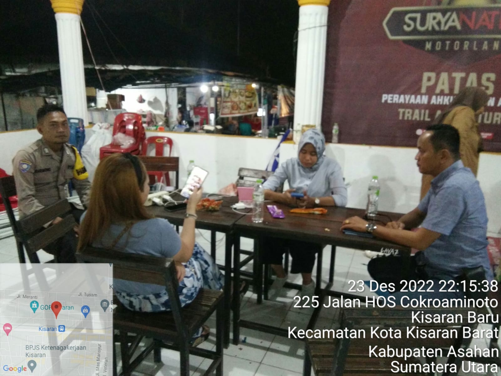 Polsek Kota Kisaran Laksanakan Pengamanan Gebyar Pemuda Berkarya