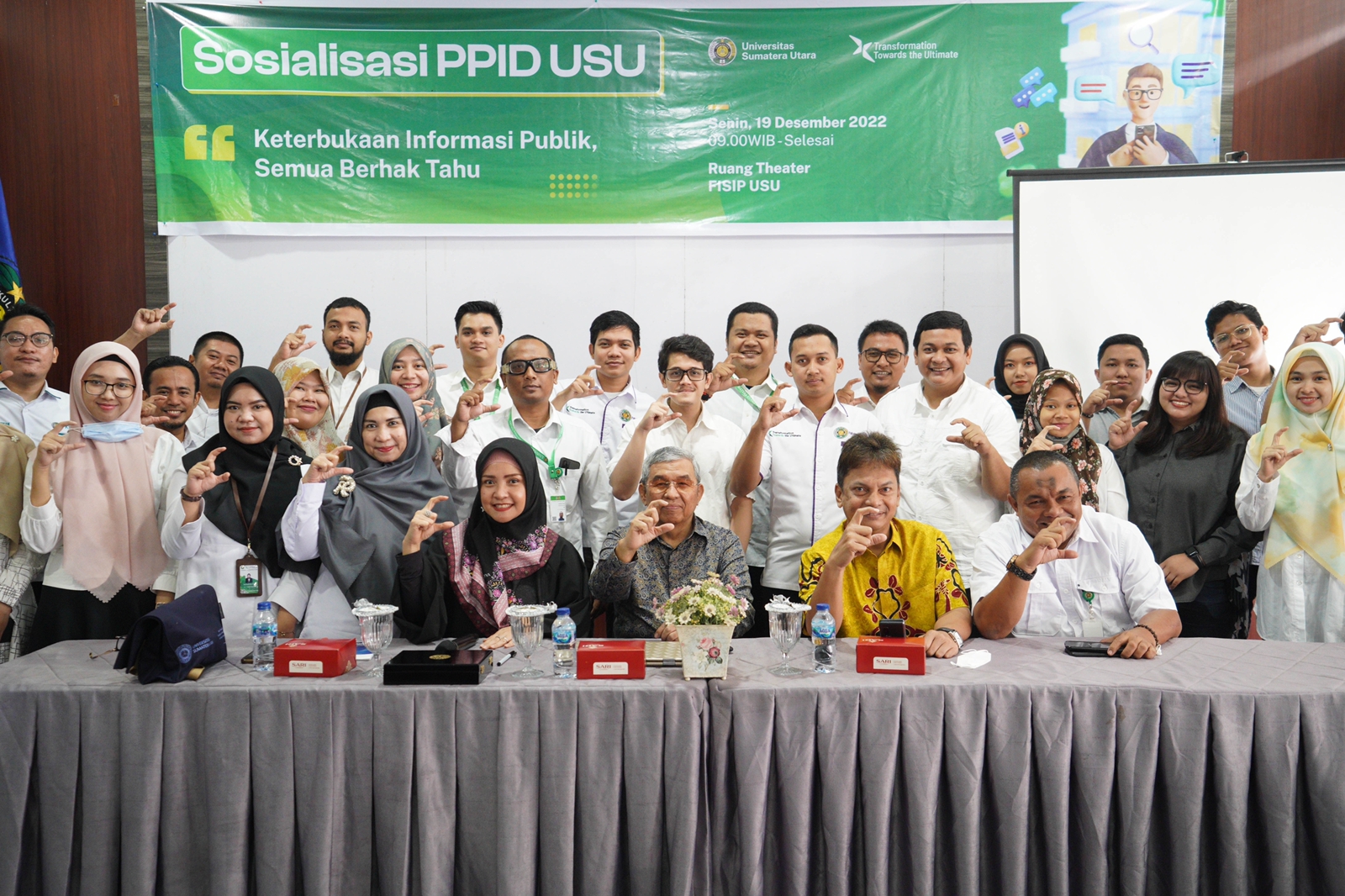 USU Sosialisasi PPID Bertajuk Keterbukaan Informasi, Semua Berhak Tahu
