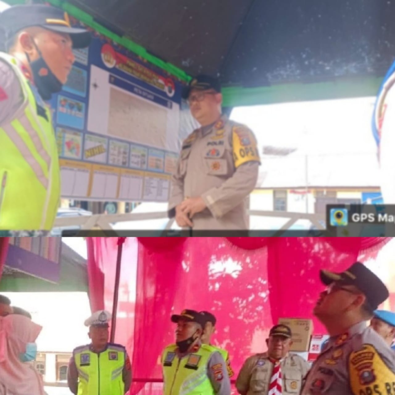 Kapolres Palas Monitor Kesiapan Personil Di Pos Pam Nataru 2022-2023