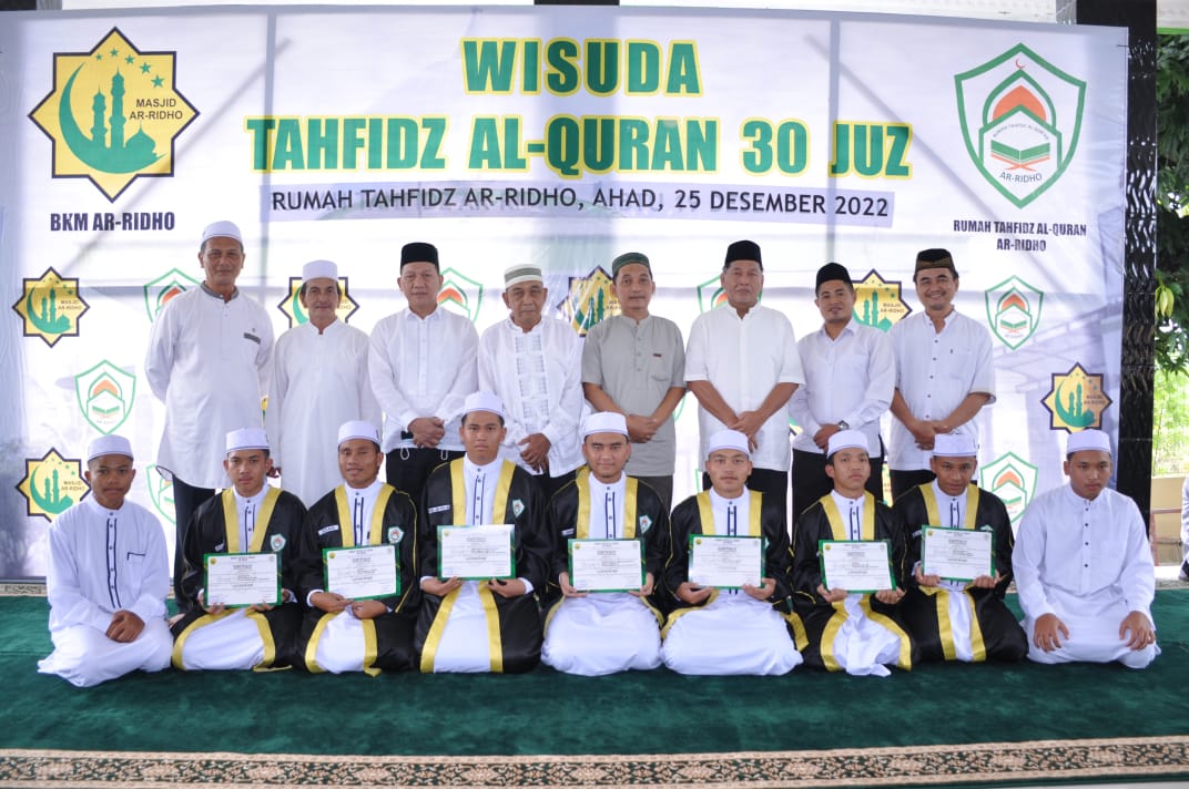 Rumah Tahfidz Ar-Ridho Medan Wisudakan Tujuh Hafiz Quran Dari Empat Kabupaten/Kota di Sumut