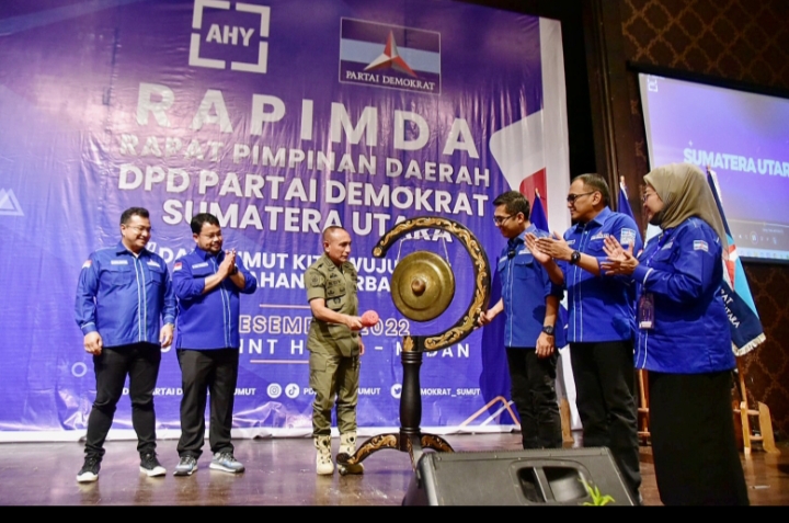 Rapim Partai Demokrat Sumut, Edy Rahmayadi Ajak Kader Ciptakan  Perubahan untuk Membangun Sumut