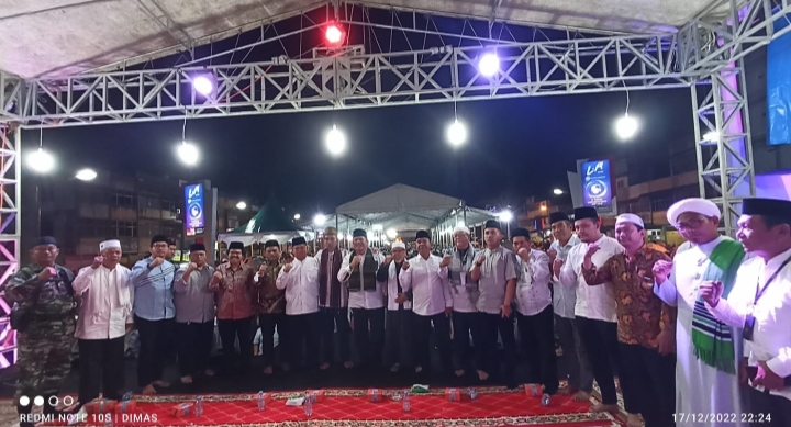 Ketua MPC Pemuda Pancasila Padangsidimpuan Hadiri Tabligh Akbar UAS Di Alaman Bolak