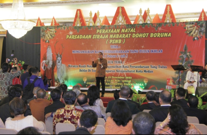 Perayaan Natal Parsadaan Si Raja Nabarat Edy Rahmayadi Ingatkan Pentingnya Rasa Persaudaraan