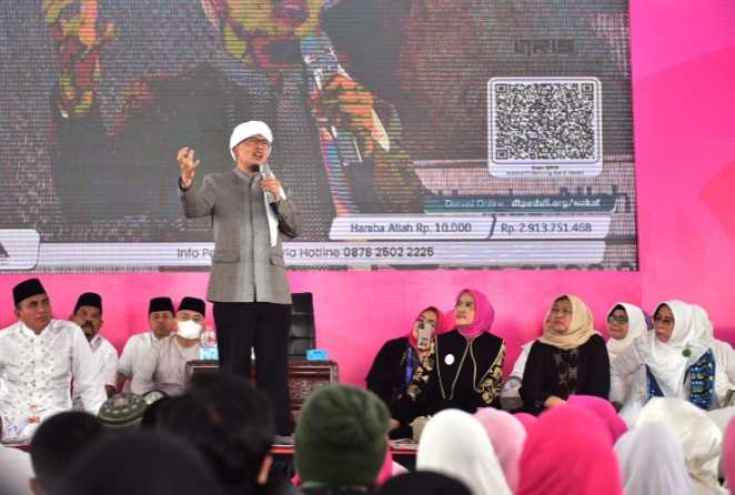 Kajian Tauhid IPEMI Sumut Hadirkan Aaâ€™ Gym, Gubernur Edy Rahmayadi Sebut Umat Islam  Hebat Jika Ketakwaannya Bertambah wa