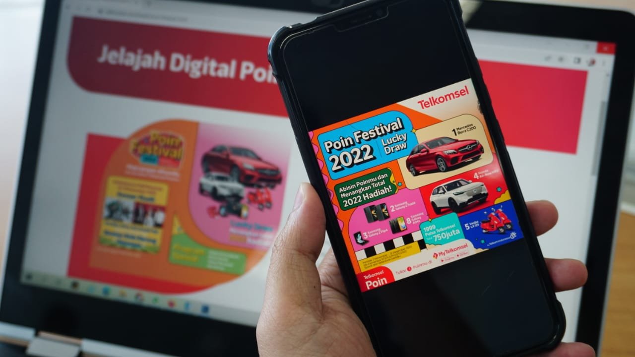Beri Apresiasi Kepada Pelanggan Setia di Akhir Tahun Telkomsel Hadirkan Poin Festival Lucky Draw 2022