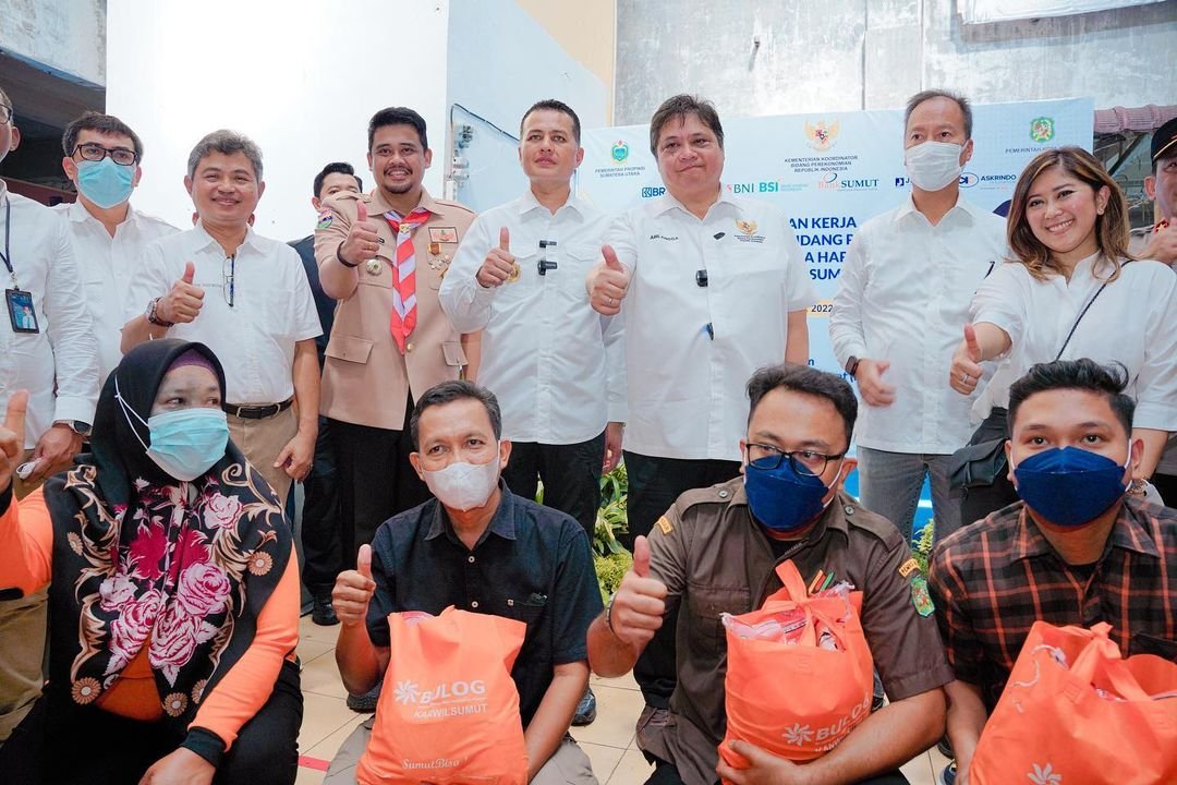 Hasil Peninjauan Bobby Nasution, Menko Perekonomian & Menperin di Pusat Pasar, Harga Masih Stabil, Stok Bapok Aman