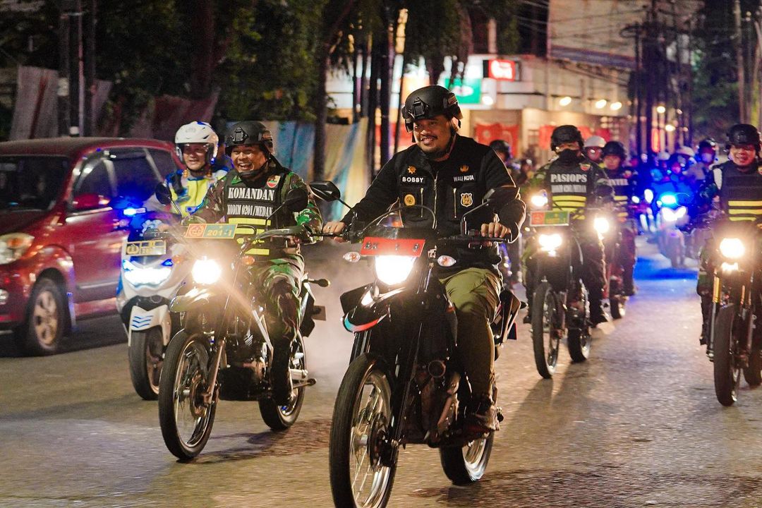 Pastikan Kamtibmas di Malam Natal Berjalan Kondusif, Kecamatan Medan Kota Lakukan Patroli Dan Pemantauan Ke Sejumlah Gereja