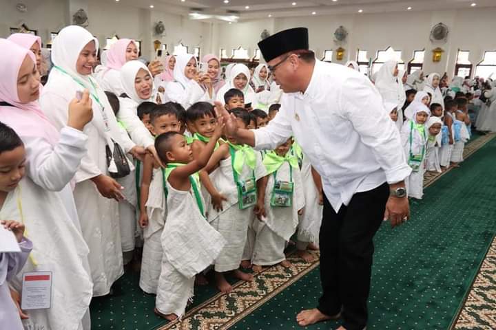 936 Murid RA Ikuti Praktik Manasik Haji,Bupati Madina Sukhairi Nasution Apresiasi Tinggi