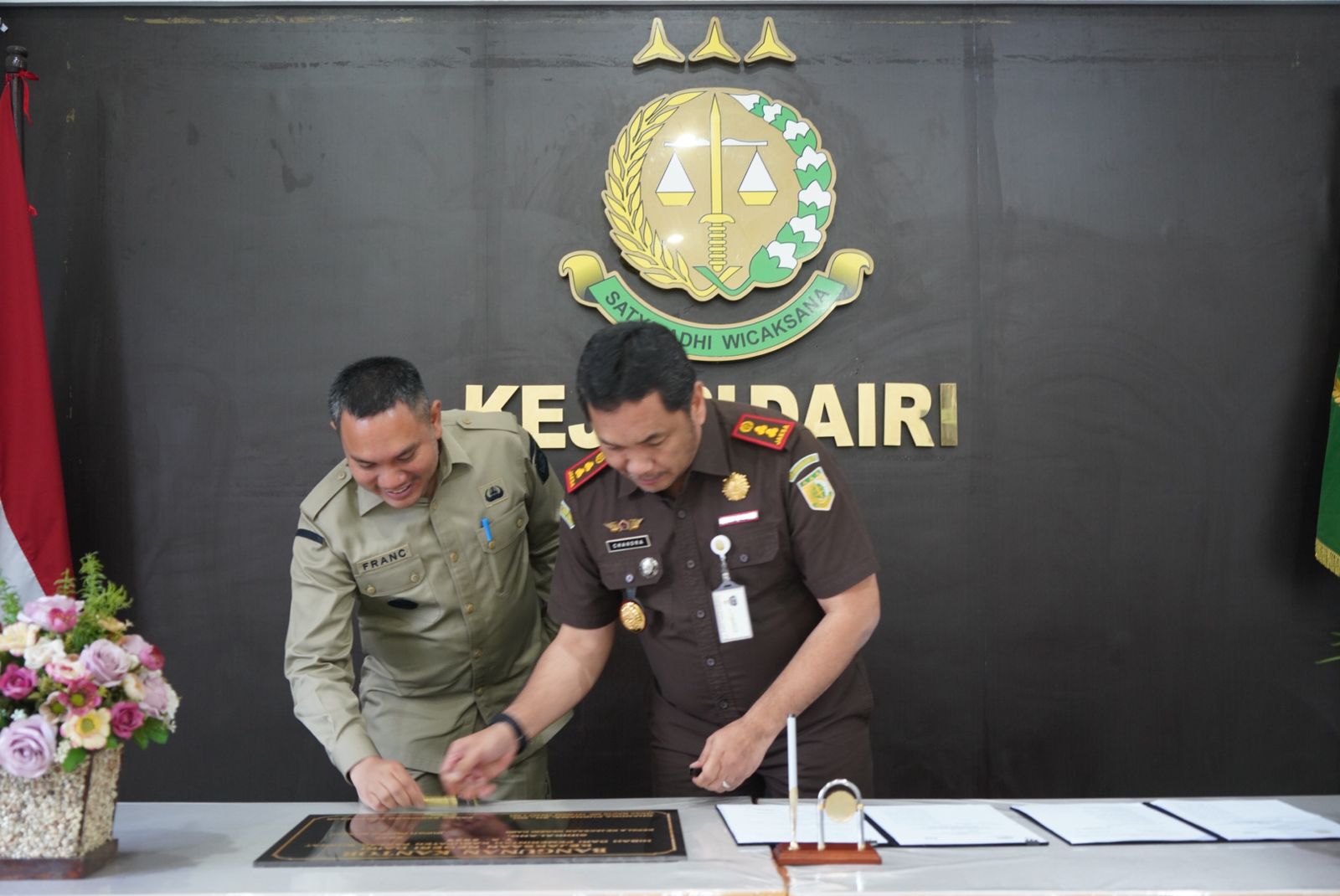 Bupati Pakpak Bharat Resmikan Gedung Kejaksaan Negeri Dairi