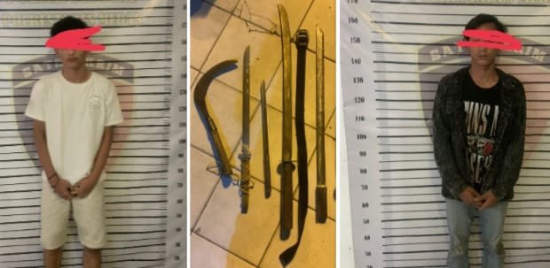 Dua Anggota Geng Motor Hendak Tawuran Diamankan Polrestabes Medan